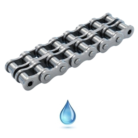 06B2-SS 3/8inch Pitch Roller Chain 5 Meter Box - Stainless Steel (Dunlop)