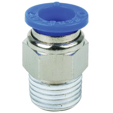 16mm x 1/2inch BSPT Hex Body Male Stud Coupling Push-In Fitting