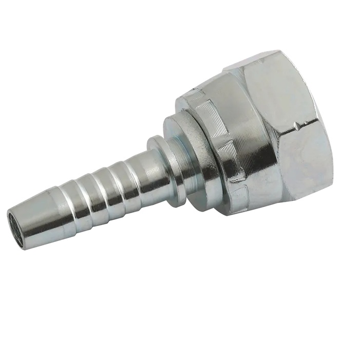 1.1/2inch BSP Flat Faced Female Straight x  1.1/2inch Hose Tail Hydraulic Hose Insert