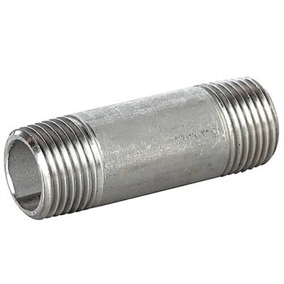 1 1/4inch BSPTx 70mm Barrel Nipple Stainless Steel Pipe Fitting