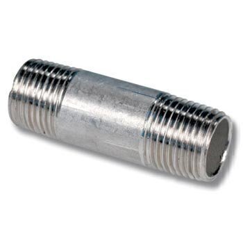 1/4inch BSPT x 40mm Barrel Nipple Stainless S...