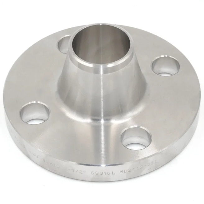 5inch NB 300LB Raised Face Wide Neck Sch40 Flange SS316L