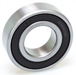 Carbon Steel sourcing map 6200-2RS Ball Bearing 10mm x 30mm x 9mm Double Sealed 180200 Deep Groove Bearings Pack of 10 