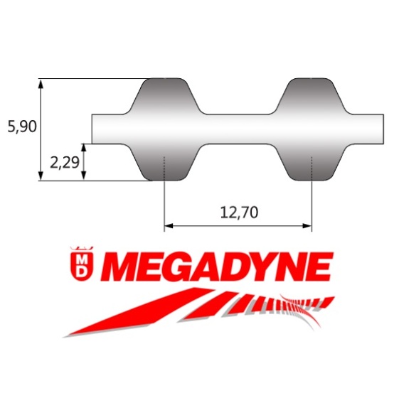 725H150 Megasync Timing Belt