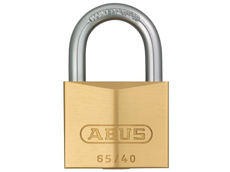 ABUS Mechanical 65/40mm Brass Padlock Keyed A...