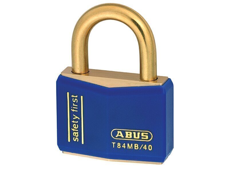 ABUS Mechanical T84MB/40mm Blue Rustproof Pad...