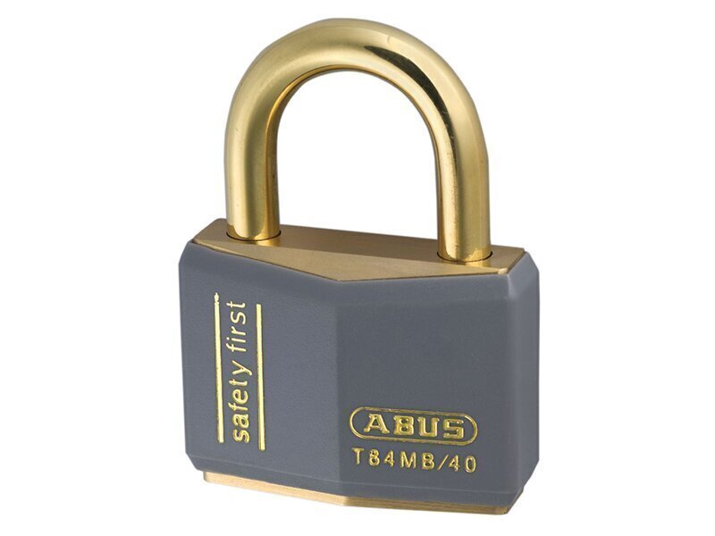 ABUS Mechanical T84MB/40mm Grey Rustproof Pad...