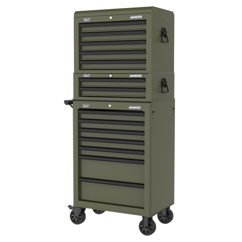 Sealey AP26029TK Superline PRO Mid-Box Tool Chest 2 Drawer - Khaki