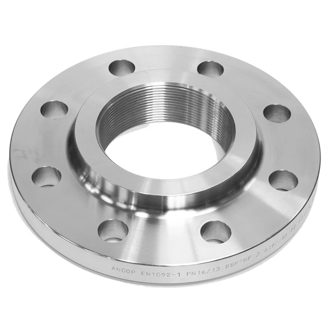 BSPT Threaded PN40/4 Threaded Flange Stainless Steel 316
