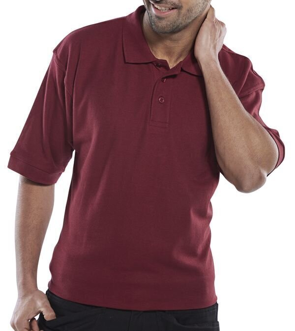 Click Polo Shirt Burgundy M