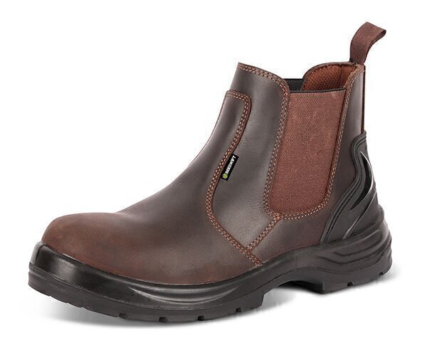 Click S3 PUr Dealer Boot Brown Size 5
