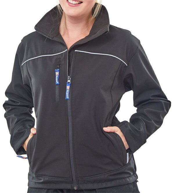 Ladies Soft Shell Jacket Black S