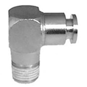 4mm x M5 Male Elbow Nickel Plated Push-In Fit...