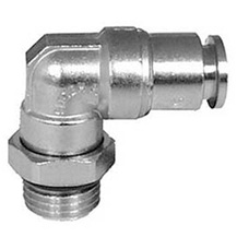 6mm x 1/4inch BSPP Male Swivel Elbow Nickel P...