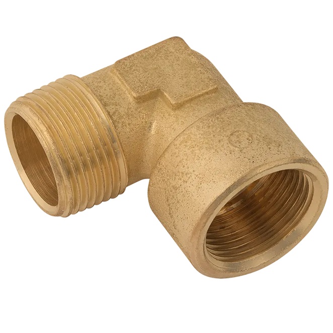 3/8inch BSPT Male x Female Equal Elbow Brass ...