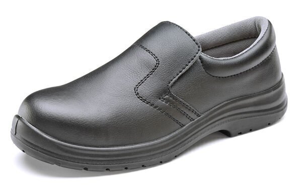 Micro-Fibre Slip On Shoe S2 Black Size 11