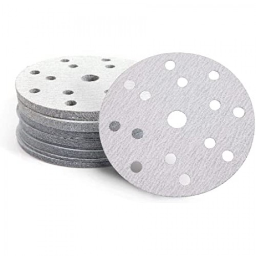 Mirka Basecut 150mm 15 Hole 120 Grit Sand Paper Discs (Pack of 100)