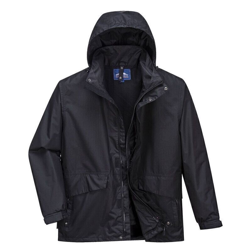 Portwest Argo 3-in-1 Jacket (Black / XXL / Regular Fit)