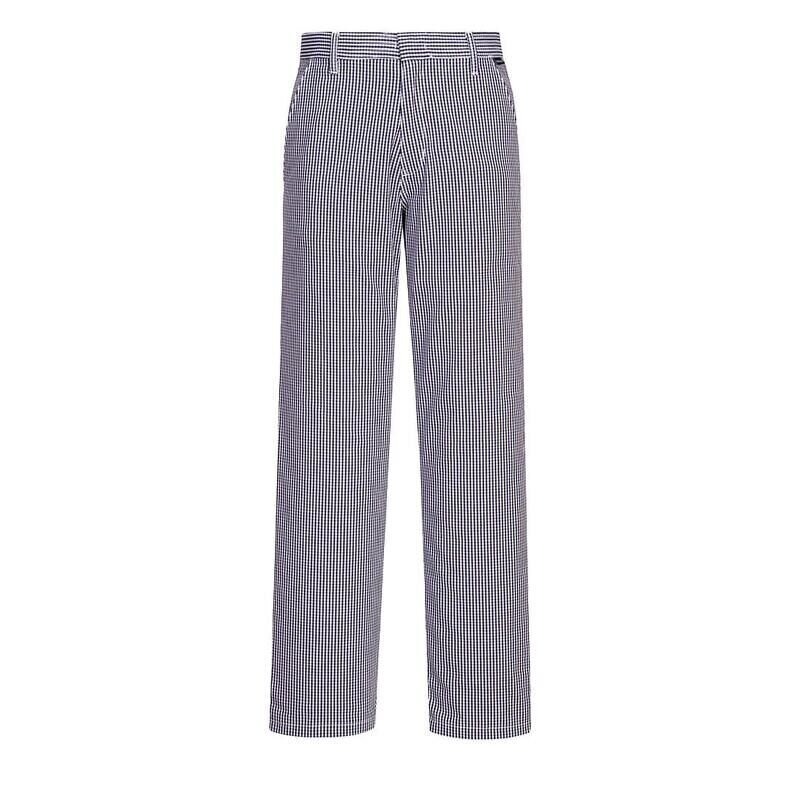 Portwest Barnet Chefs Trousers (Blue Check / ...