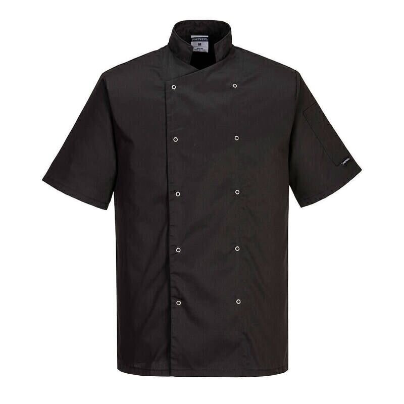 Portwest Cumbria Chefs Jacket Short Sleeve (B...