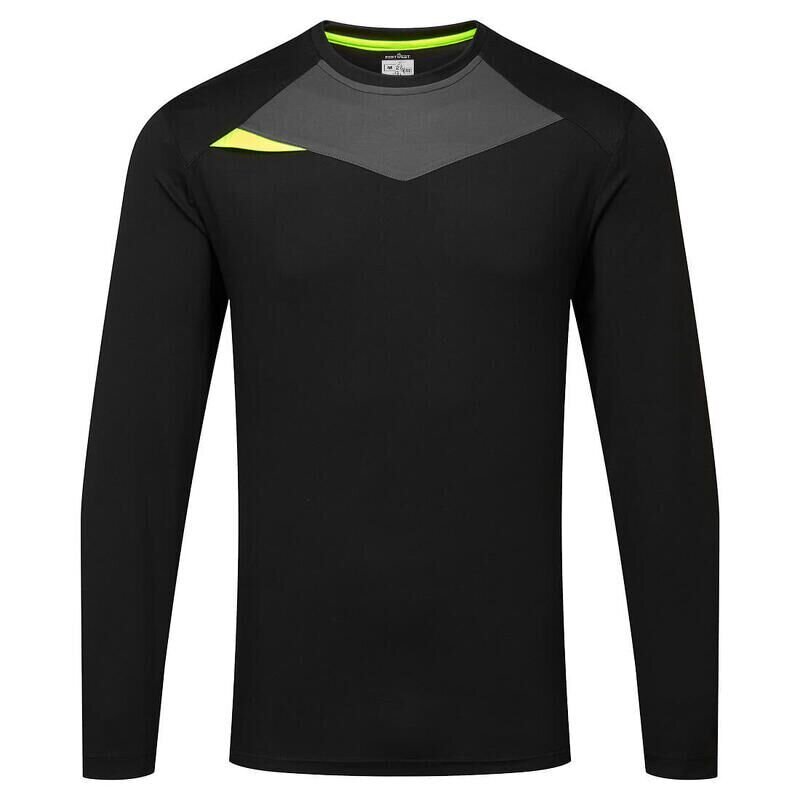 Portwest DX4 Long Sleeved T-Shirt (Black / XX...