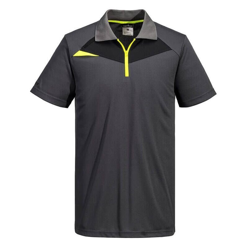 Portwest DX4 Short Sleeved Polo Shirt (Metal ...