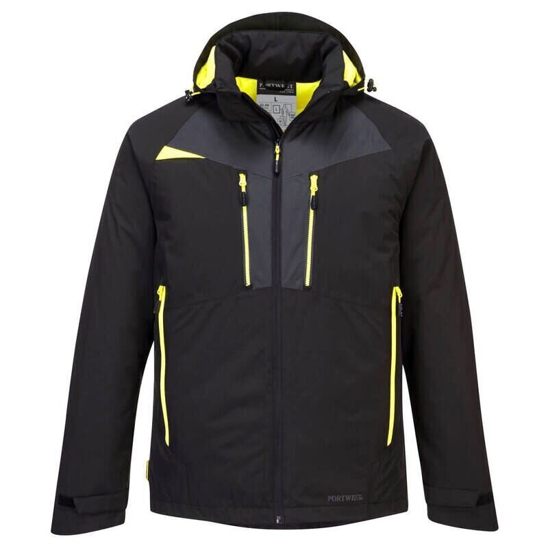 Portwest DX4 Winter Jacket (Black / XL / Regu...