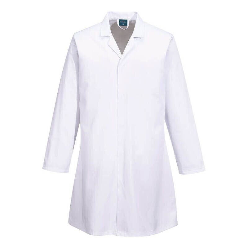 Portwest Food Industry No Pocket Coat (White ...