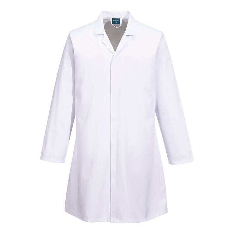 Portwest Food Industry No Pocket Coat (White ...