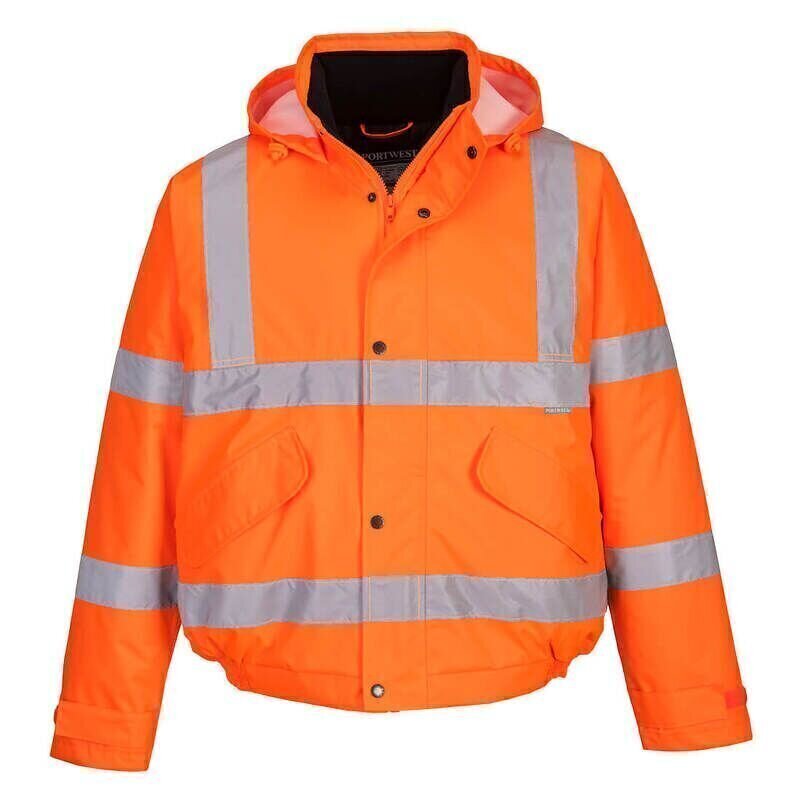 Portwest Hi-Vis Winter Bomber Jacket  (Orange / 4XL / R)