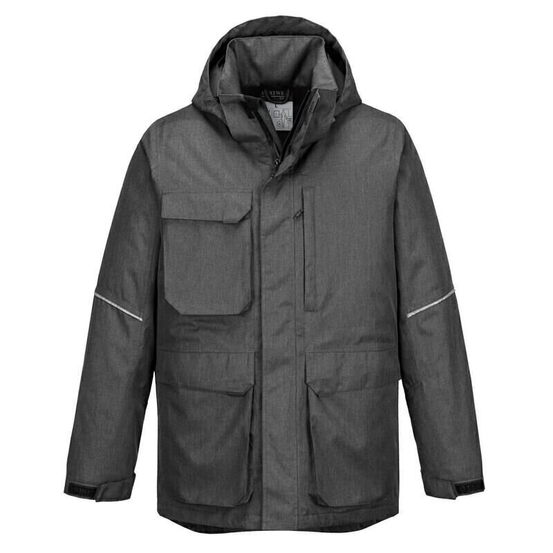 Portwest KX3 Parka Jacket (Grey Marl / XXXL /...