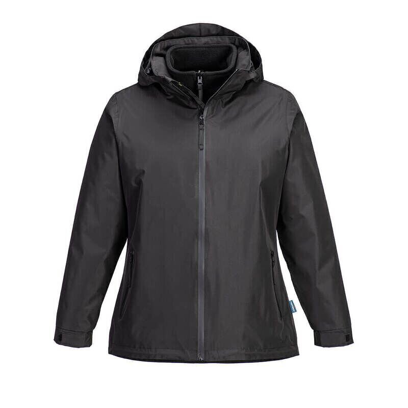 Portwest Ladies 3-in-1 Jacket (Black / XS / ...