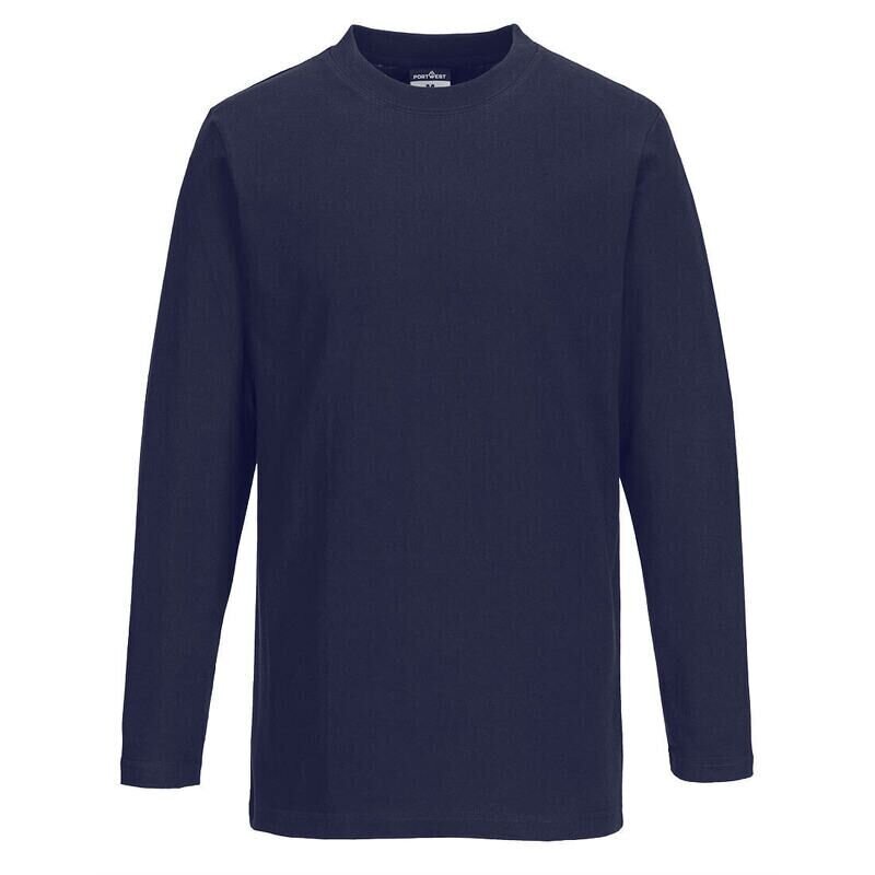 Portwest Long Sleeve T-Shirt (Navy / L / Regu...