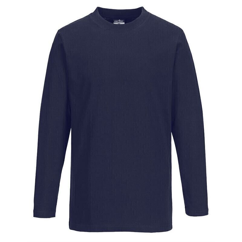 Portwest Long Sleeve T-Shirt (Navy / XL / Reg...