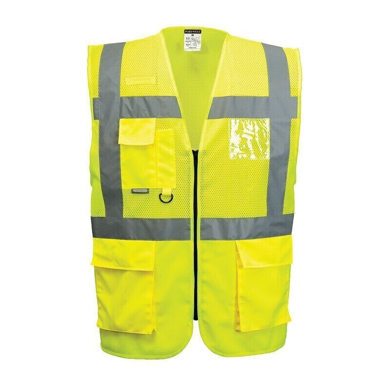 Portwest Madrid Hi-Vis Half Mesh Executive Ve...