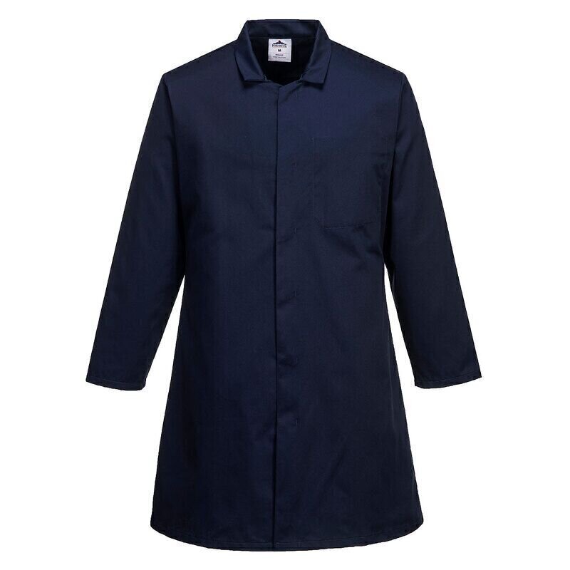 Portwest Mens Food Coat, One Pocket (Navy /...
