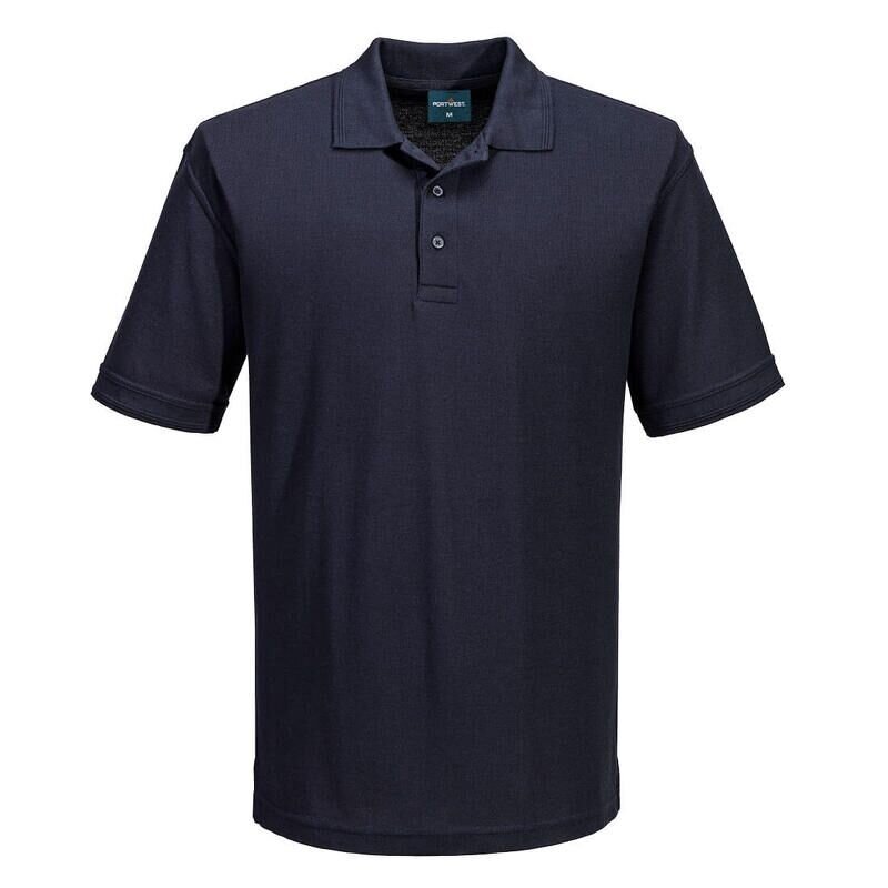 Portwest Naples Short Sleeved Polo-Shirt (Nav...
