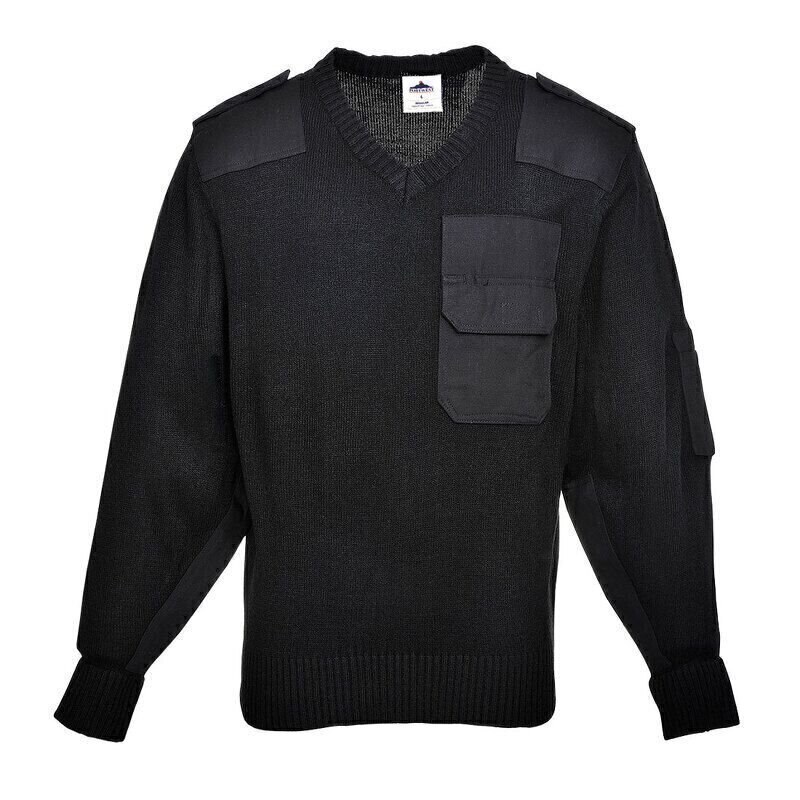 Portwest Nato Sweater (Black / M / Regular Fi...
