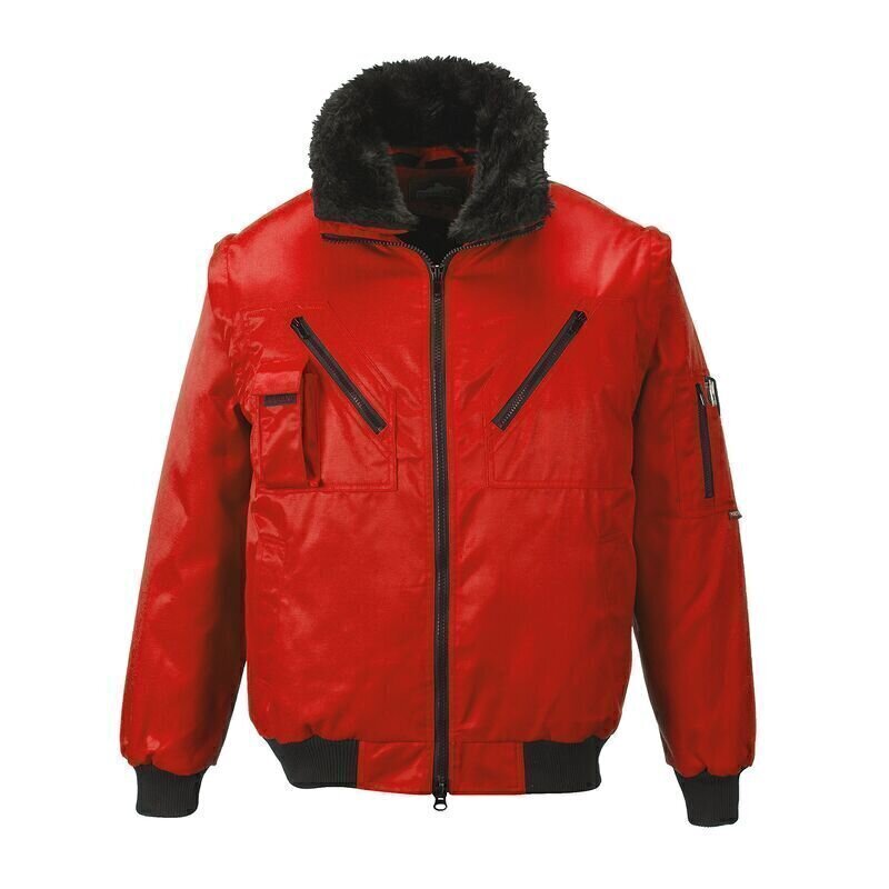 Portwest Pilot Jacket (Red / XXL / Regular Fi...