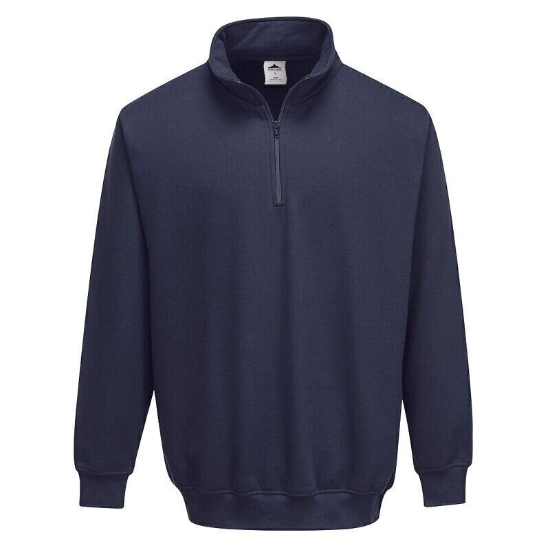 Portwest Sorrento Zip Neck Sweatshirt (Navy /...
