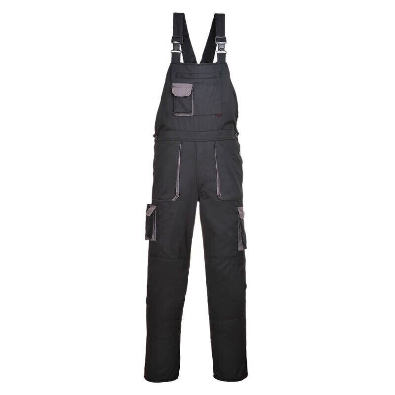 Portwest Texo Contrast Bib and Brace (Black /...