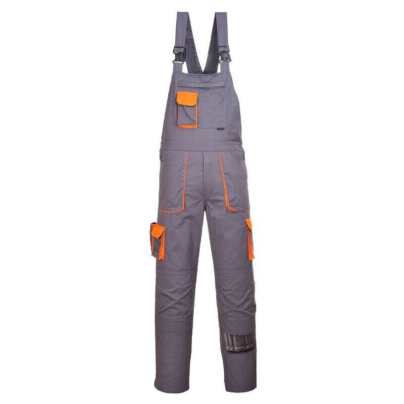 Portwest Texo Contrast Bib and Brace (Grey / ...
