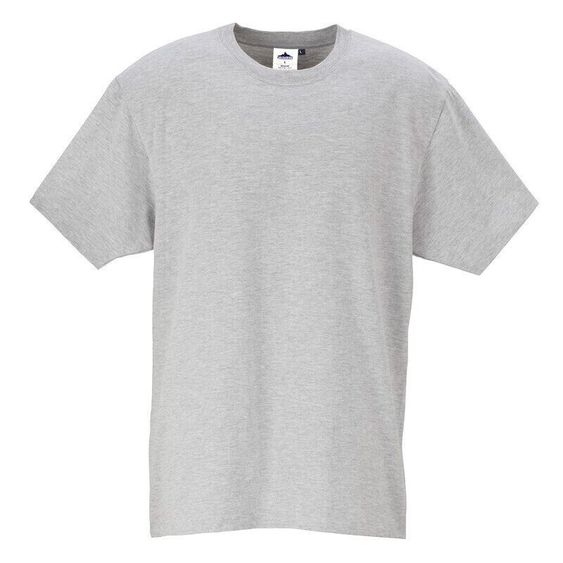 Portwest Turin Premium T-Shirt (Heather Grey ...