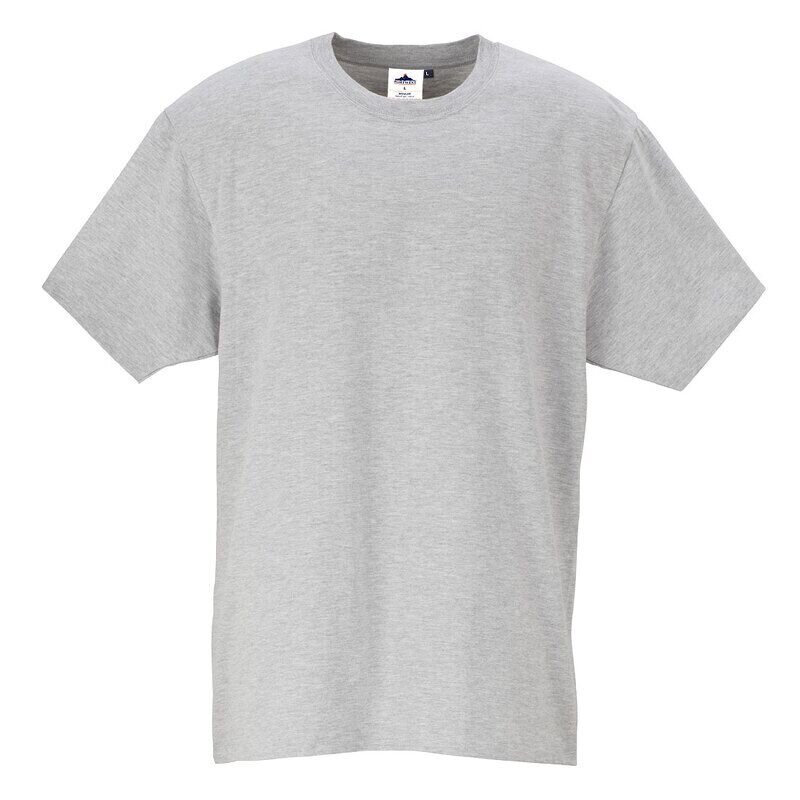 Portwest Turin Premium T-Shirt (Heather Grey ...