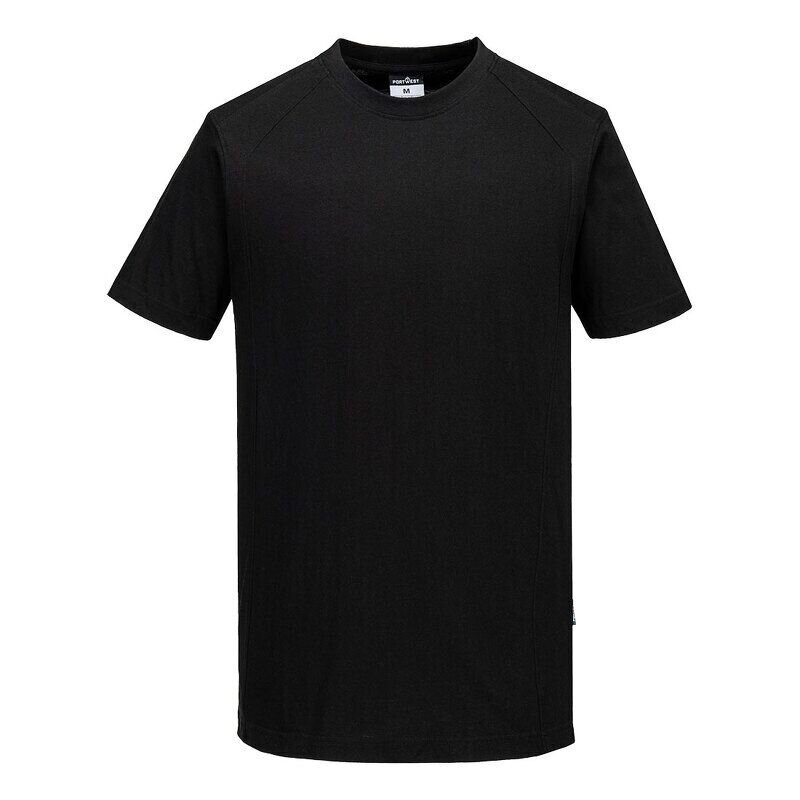 Portwest WX2 Short Sleeved T-Shirt (Black / L...