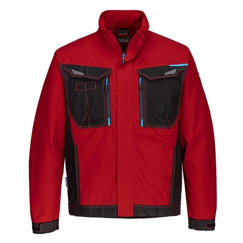 Portwest WX3 Work Jacket (Deep Red / M / Regu...