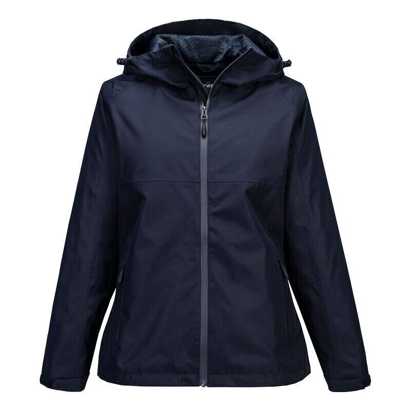 Portwest Womens Professional Rain Jacket (Nav...