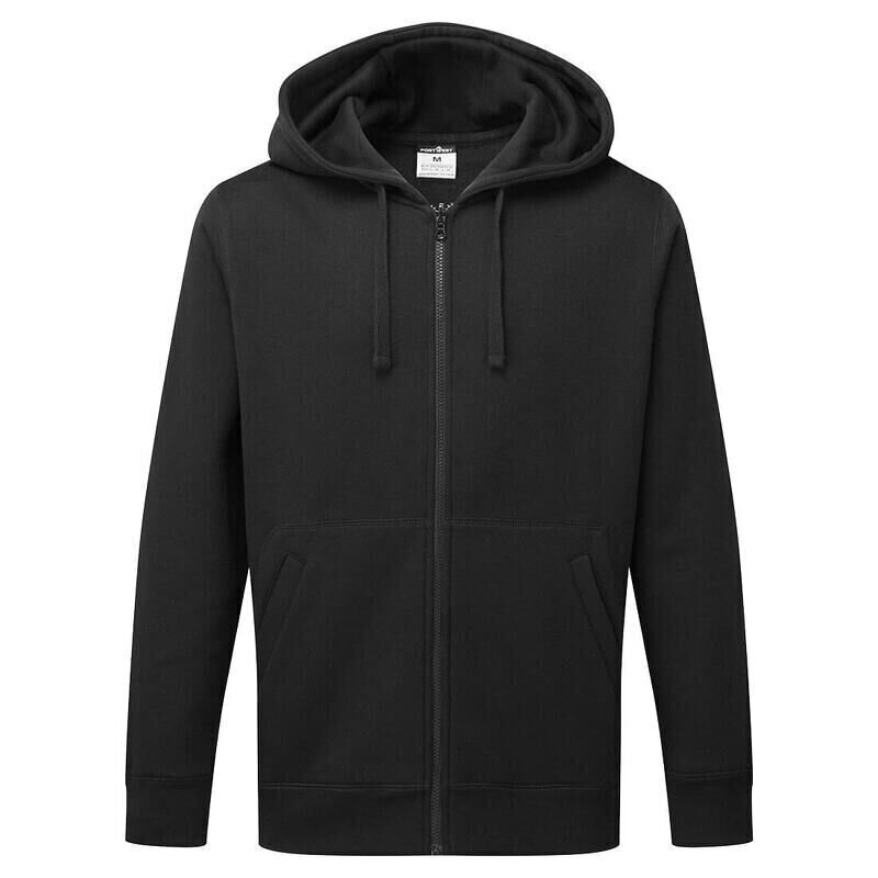Portwest Zip Through Hoodie (Black / S / Regu...