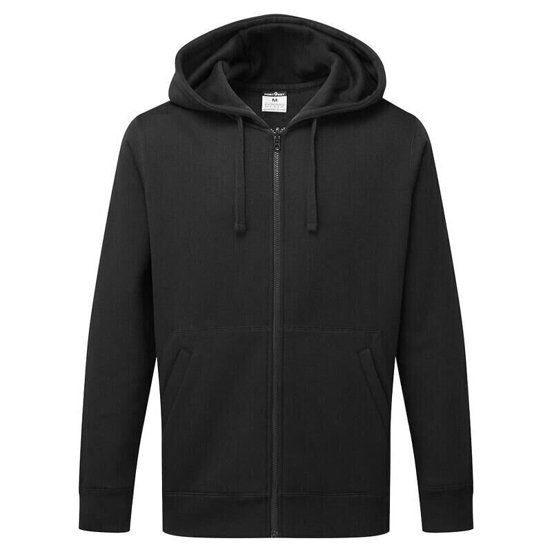 Portwest Zip Through Hoodie (Black / XXXL / R...