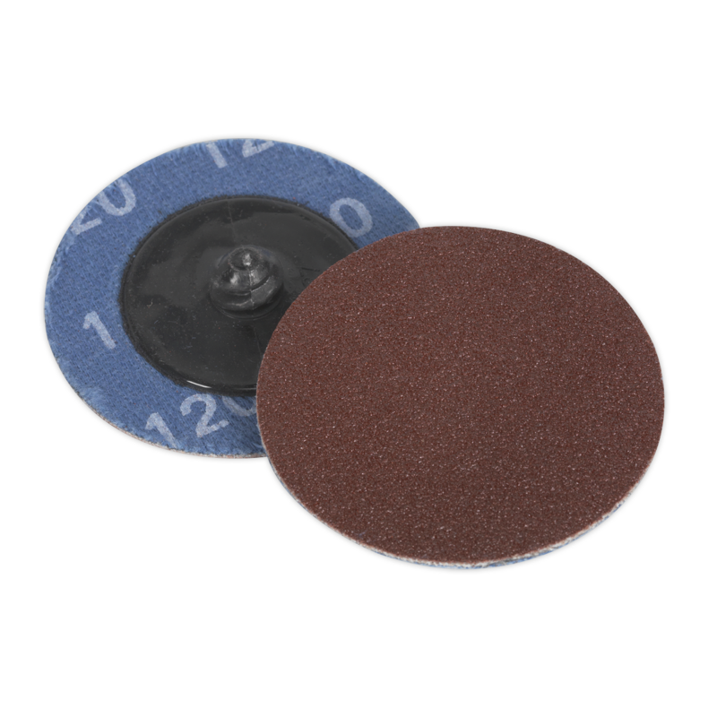 SPECIAL OFFER Sealey PTCQC50120 Quick-Change Sanding Disc 50mm 120Grit (Pack of 10)